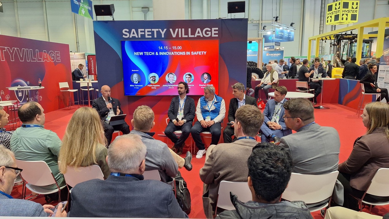 Stowlog at the Safety Village Stage panel "New Tech & Innovations in Safety" at TOC Europe 2026